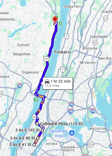 Third avenue and Cathedral Parkway.110th